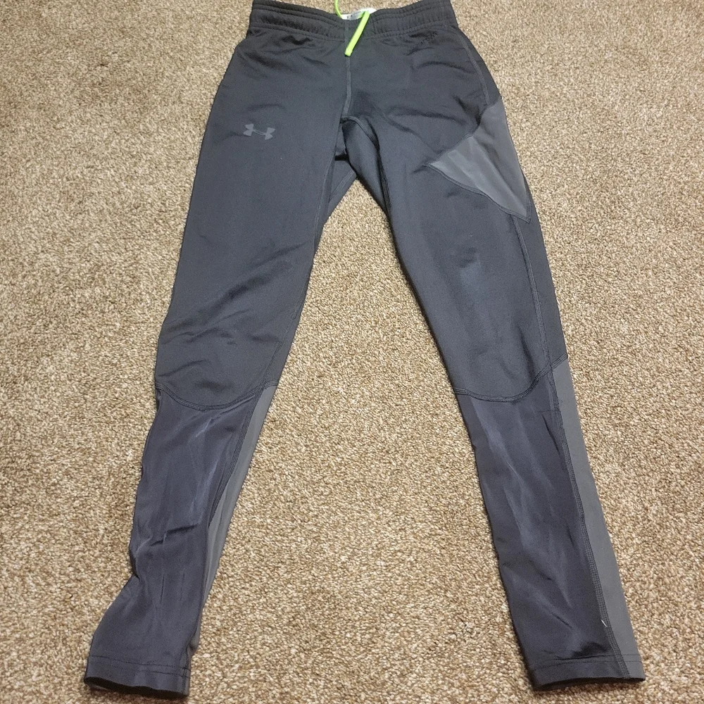 Under Armour Black/Gray Athletic Leggings